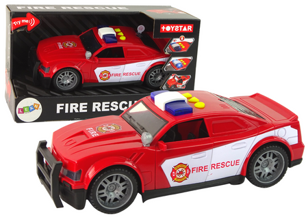 Car Fire Department 1:14 Lights Sounds Red