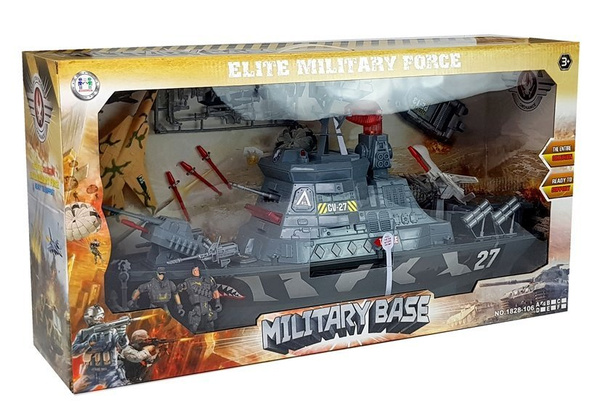 Militärschiff, Militärbasis Lichter und Geräusche