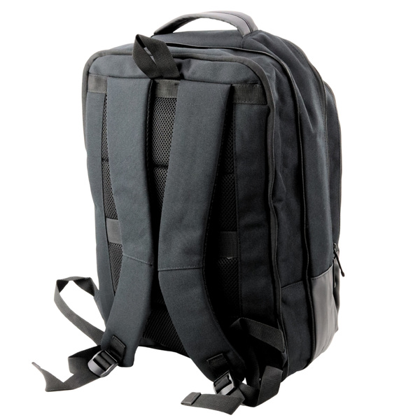 Plecak Biznesowy USB Kieszeń Na Laptopa Czarny 16L 45cm