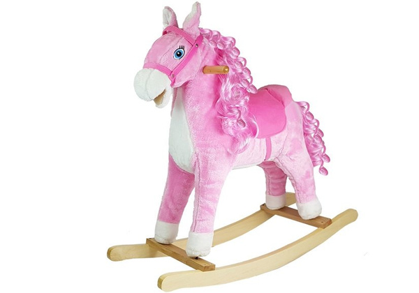 Rocking Horse 74cm Pink