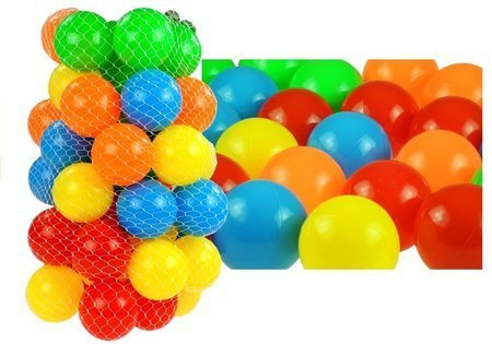 50 Plastic Balls Set  Indoor Outdoor Activity Pool