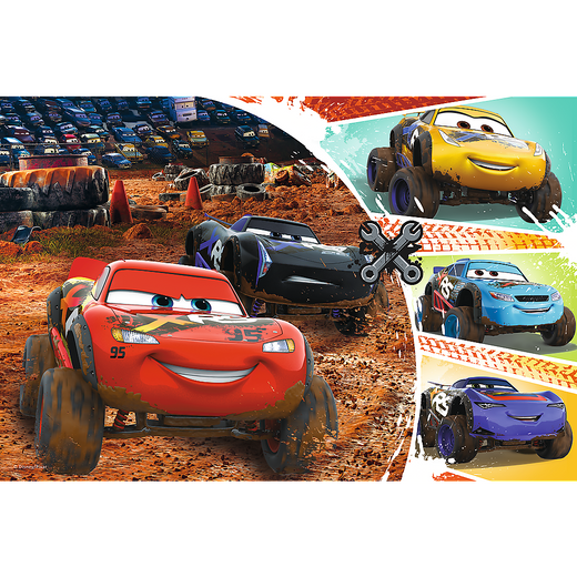 Puzzle - 60 - Lightning McQueen with friends - Disney Cars 3 17327