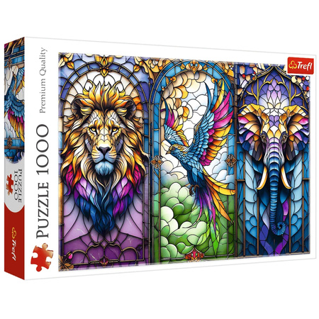 Puzzle - 1000 - Stained Glass: Animals Trefl 10957