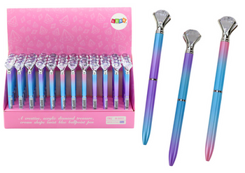 Diamond Ballpoint Pen Colorful Blue Refill 0.7mm Mix