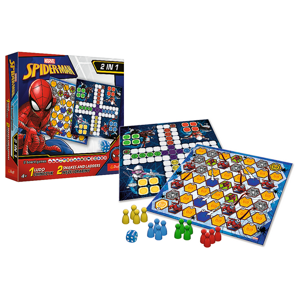 Game 2in1 Chinese Man / Snakes and Ladders - Spider-Man Trefl 02419