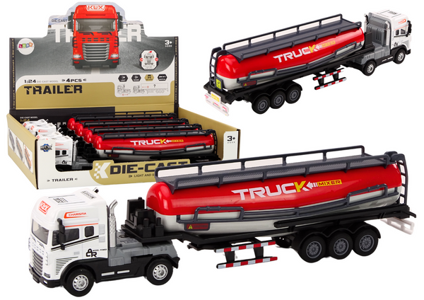 LKW mit Anhänger TIR 1:24 Auto LKW Zubehör Sounds Tanker