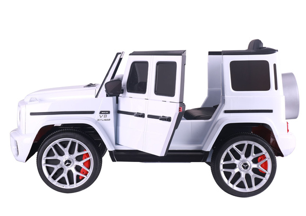 Battery Operated Car S306-1 White Mercedes G63