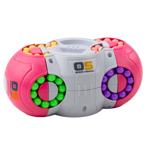 Logikspiel Puzzle Ufo Magic Rotating Capsule Pink