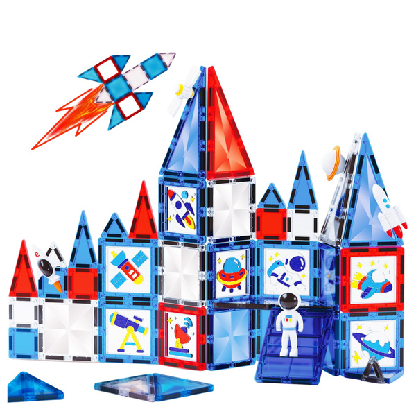 Magnetic Space Windows Construction Blocks 58 pcs.