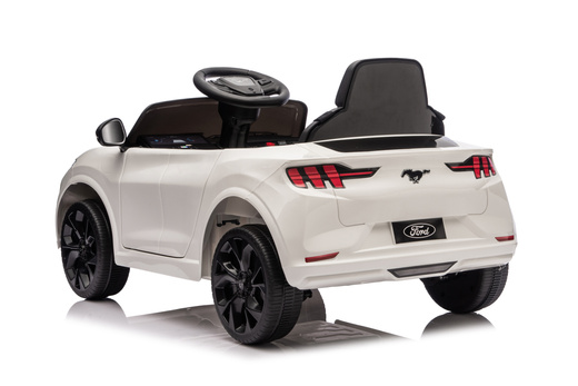 Ford Mustang Mach-E White 24V Battery-Powered Car