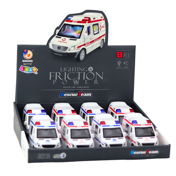 Police Car Ambulance Opening Doors Drive Lights Sounds Mix