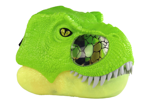 Green Dinosaur Mask Adjustable Headband Lights Sounds