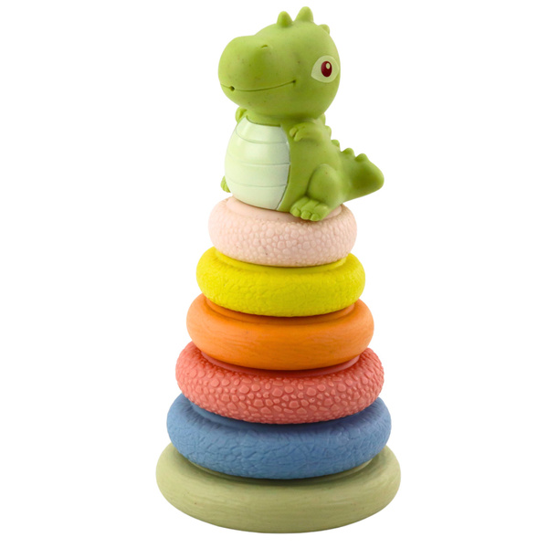 Soft Sensory Pyramid Dinosaur Rubber ECO Colorful