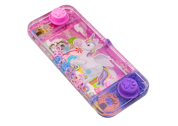 Arcade-Wasserspiel Purple Magic Unicorns Pad-Konsole