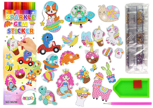 Diamant-Stickaufkleber