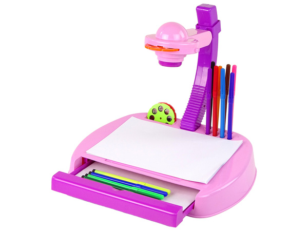 Projector Drawing Table Pink Maze Drawer