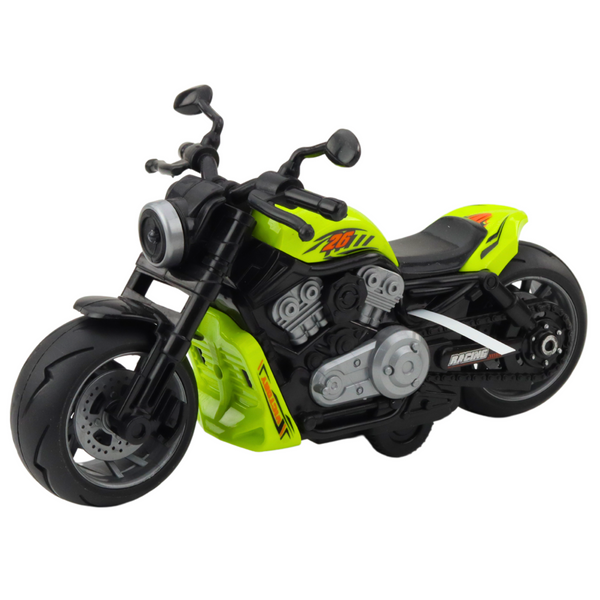 Battery Operated Toy Motorcycle Lights Sounds Green