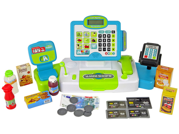 Plastic cash register for children