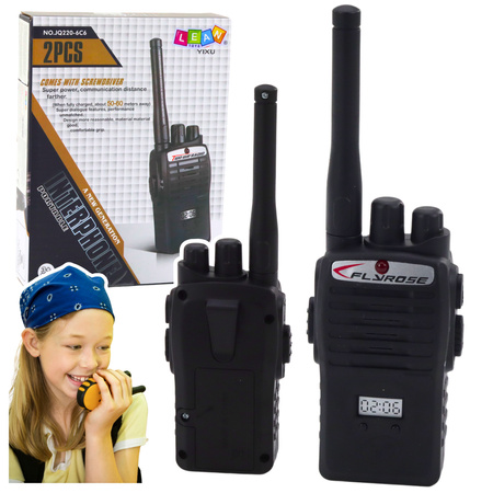 Walkie-Talkie-Set für Kinder, Reichweite 50–60 m
