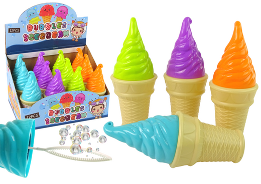 Eiscreme Seifenblasen 4 Farben 80ml