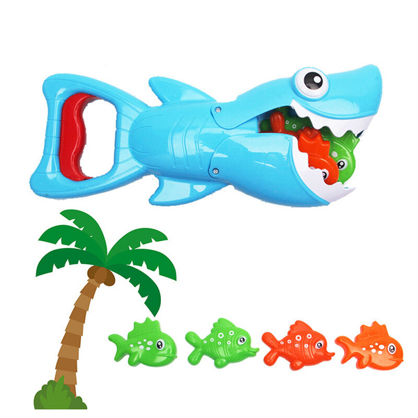 Schwimmspielset Blue Fish Hunter Shark