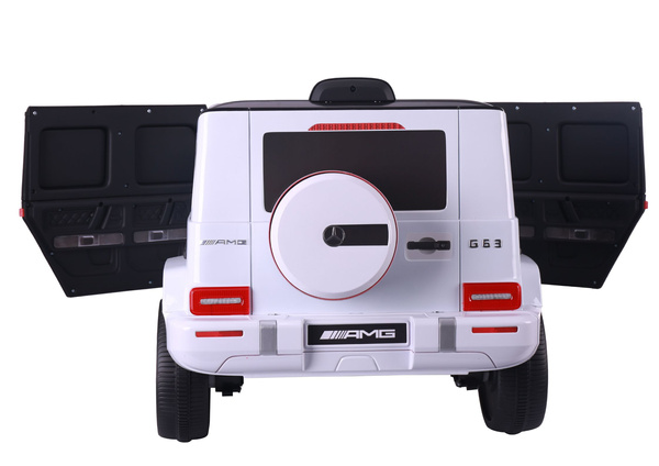 Battery Operated Car S306-1 White Mercedes G63