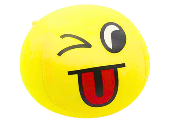 Weicher Ball Emoji Smiley Ball Gelb 9cm