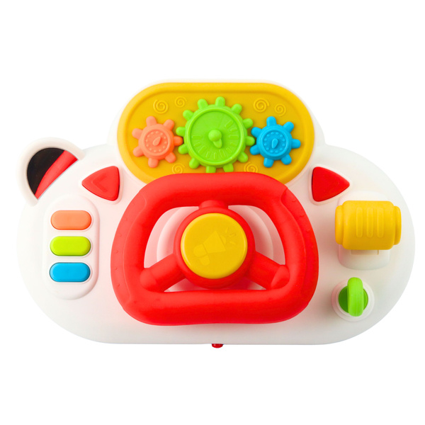 Driving Simulator for Toddlers Interactive Steering Wheel Lights Sounds