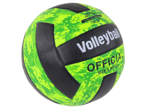 Grüner Volleyballball, Größe 5, bunt
