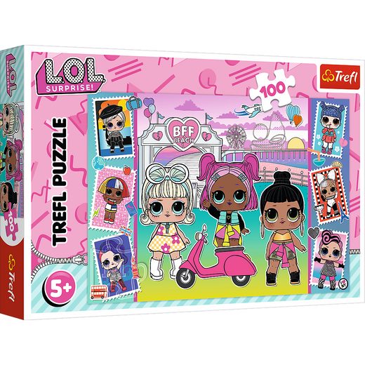Puzzle - "100" - LOL Puppen Fotos Trefl 16443