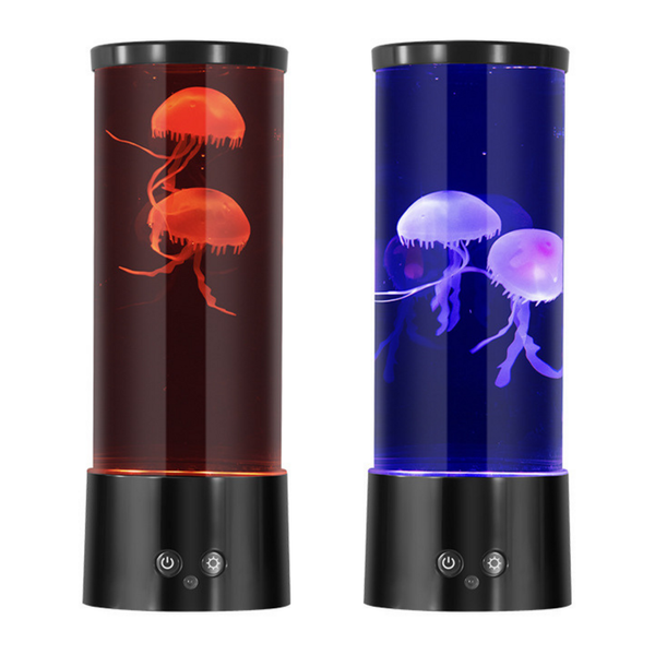 LED Quallenlampe, dekorativ, batteriebetrieben, USB-Kabel