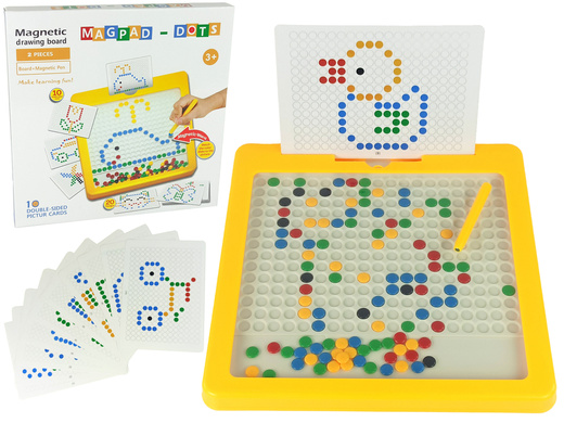Magnetic Board 100 Yellow Beads