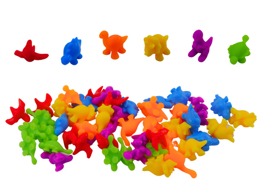 Educational Sorter Set Learning Colors Counting Dinosaurs 48 El