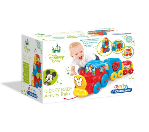 Zestaw Pociąg Lokomotywa Wagoniki Myszka Miki Baby Disney Clementoni 17168