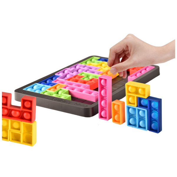 Tetris Pop-It Puzzlespiel 3in1 Sensory Colorful 27 Teile