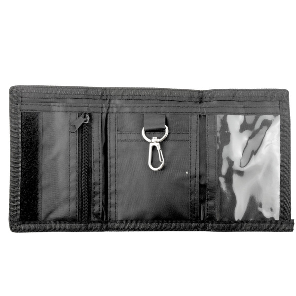 Kindergeldbörse mit Klettverschluss und Karabinerhaken, Motiv: Wasserschwein mit Wassermelone