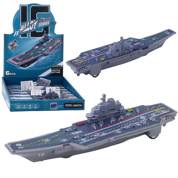 Military Aircraft Carrier Military Drive Lights Sounds 24 cm