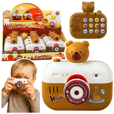 Capybara Interactive Camera Light Projector Sounds Lanyard