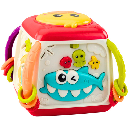Interactive Educational Cube for Toddlers Colorful Duck