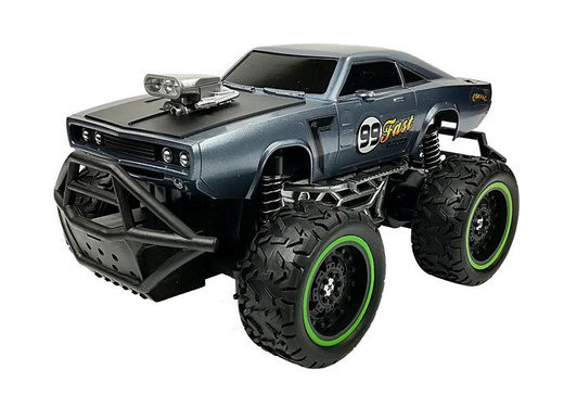 Remote controlled Car Off-road R/C Blue High Wheels