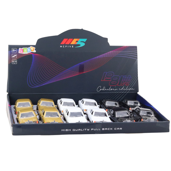 Classic Car Metal Motorized Lights Sounds Opening Doors Mix