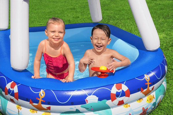 Inflatable Pool With Roof 213 x 155 x 132 cm Bestway 54370