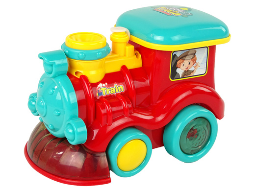Soap Bubble Locomotive Rides Light Sounds