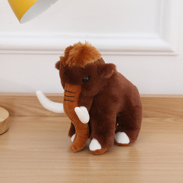 Plush Mascot Cuddly Toy Mammoth Brown 20cm