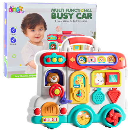 Interactive Educational Car Lights Sounds Colorful Board
