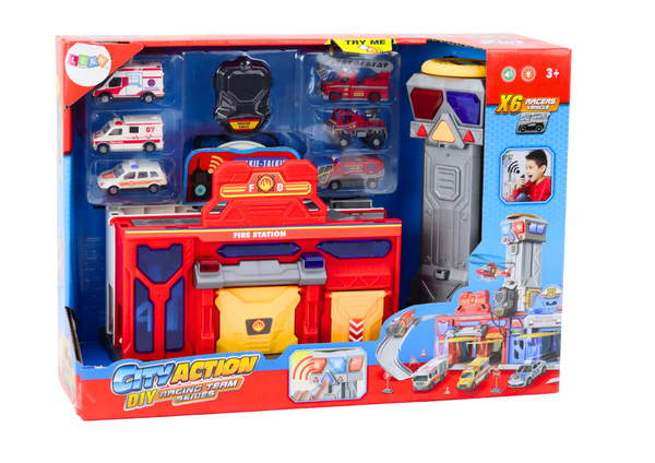 Base Fire Department Hospital Command Center Vehicles 6 pcs