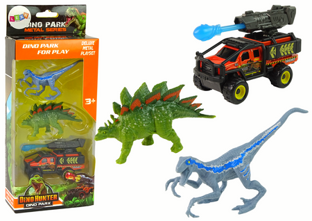 Dinosaurier-Figuren-Auto mit Raketen-Set