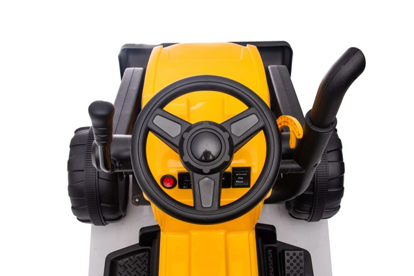 Battery Tractor With Trailer S617 Yellow