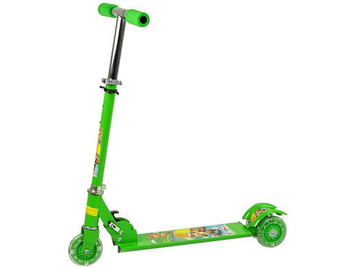 Tricycle Green LED Luminous Wheels