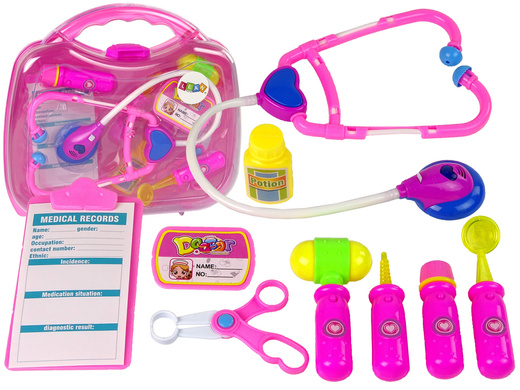 Doctor's Battery Instruments Kit Case Pink